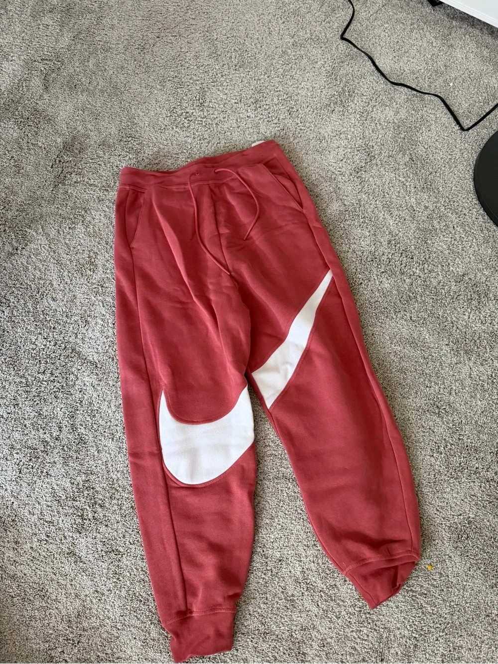Nike Jogger Sweatpants with White Swoosh